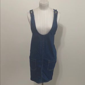Denim Overall Dress
